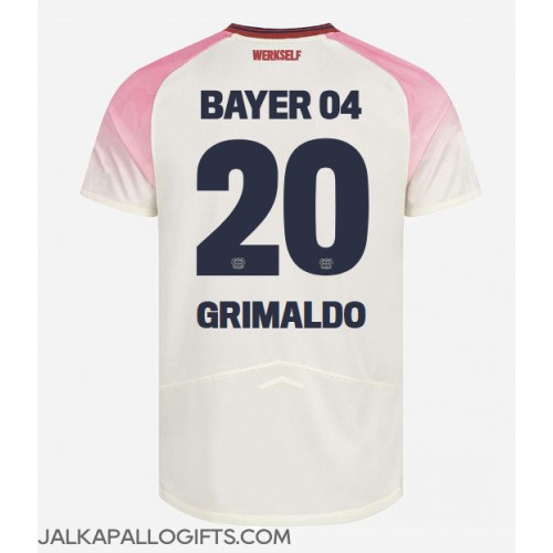 Bayer Leverkusen Alejandro Grimaldo #20 Vieraspaita 2025-26 Lyhythihainen
